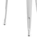 Nash 31.5" Square Metal Table for Indoor and Outdoor Use