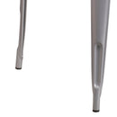 Nash 31.5" Square Metal Table for Indoor and Outdoor Use