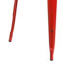 Nash 31.5" Square Metal Table for Indoor and Outdoor Use