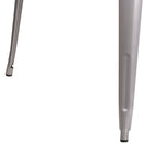 Adana 35.5" Square Metal Dining Table for Indoor and Outdoor Use