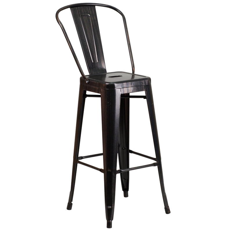 Pasadena 3 Piece Outdoor Dining Set with Bar Height Table and Stools