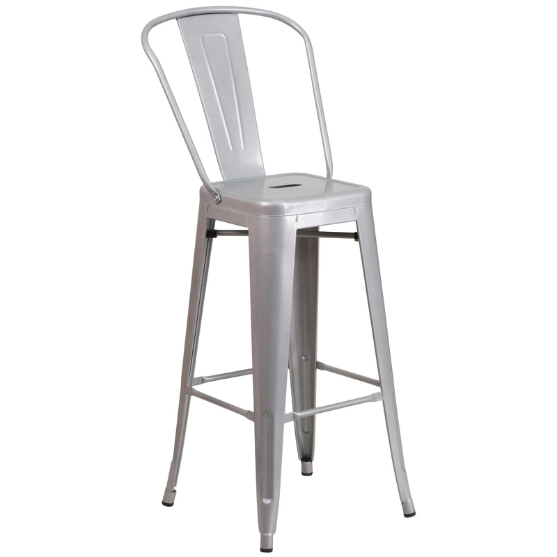 Pasadena 3 Piece Outdoor Dining Set with Bar Height Table and Stools