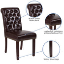 Falmouth Upholstered Parsons Chair with Nailhead Trim
