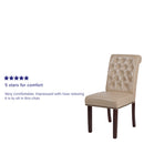 Falmouth Upholstered Parsons Chair with Nailhead Trim