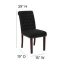 Falmouth Upholstered Parsons Chair with Nailhead Trim
