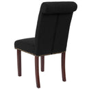 Falmouth Upholstered Parsons Chair with Nailhead Trim