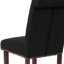 Falmouth Upholstered Parsons Chair with Nailhead Trim