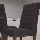 Falmouth Upholstered Parsons Chair with Nailhead Trim