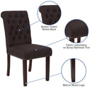 Falmouth Upholstered Parsons Chair with Nailhead Trim