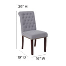 Falmouth Upholstered Parsons Chair with Nailhead Trim