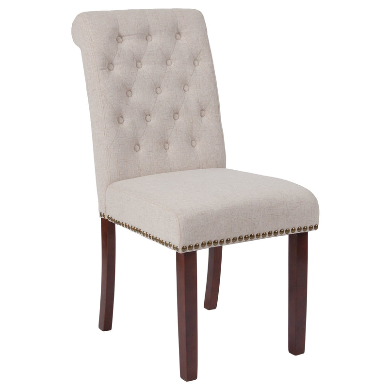 Falmouth Upholstered Parsons Chair with Nailhead Trim