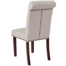 Falmouth Upholstered Parsons Chair with Nailhead Trim