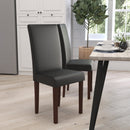 Ellison Mid-Century Panel Back Parsons Accent Dining Chair