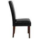Ellison Mid-Century Panel Back Parsons Accent Dining Chair