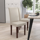 Ellison Mid-Century Panel Back Parsons Accent Dining Chair