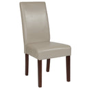 Ellison Mid-Century Panel Back Parsons Accent Dining Chair