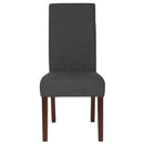 Ellison Mid-Century Panel Back Parsons Accent Dining Chair