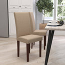 Ellison Mid-Century Panel Back Parsons Accent Dining Chair