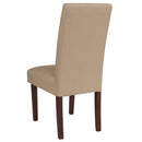 Ellison Mid-Century Panel Back Parsons Accent Dining Chair
