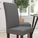 Ellison Mid-Century Panel Back Parsons Accent Dining Chair