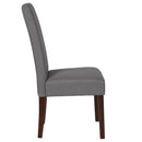 Ellison Mid-Century Panel Back Parsons Accent Dining Chair