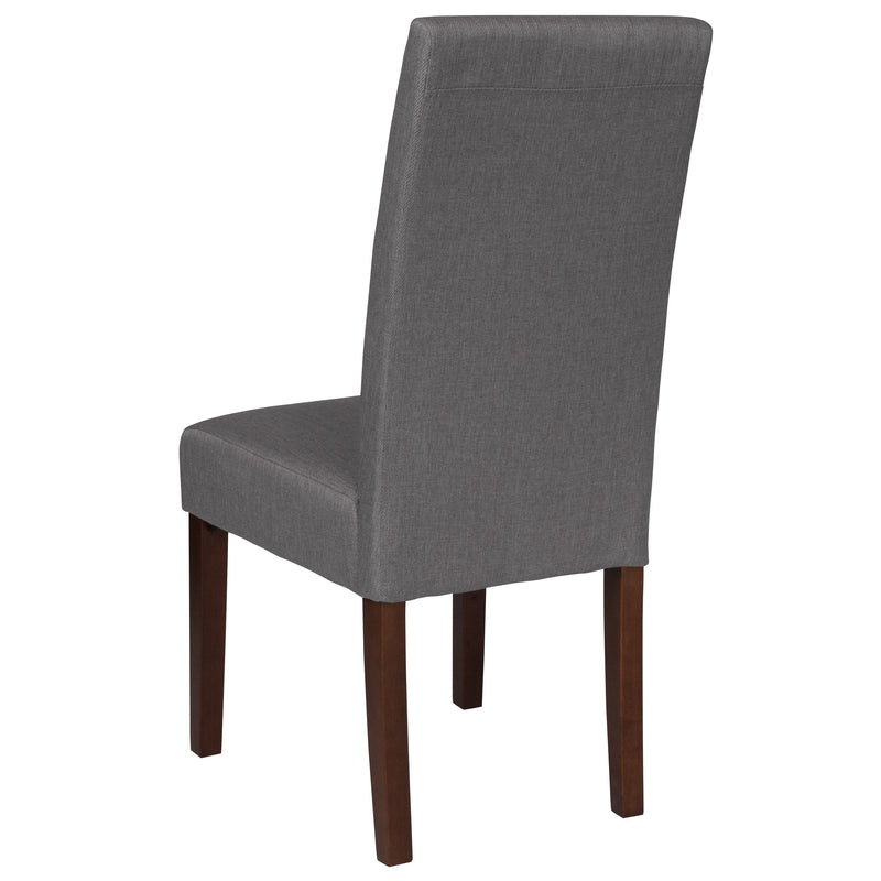 Ellison Mid-Century Panel Back Parsons Accent Dining Chair