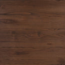 Ardennes Rectangular Steel Frame Square Table With Walnut Wood Top