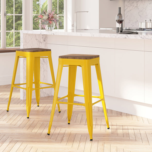 Mustard yellow breakfast bar new arrivals stools