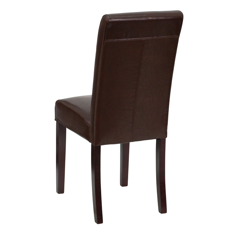 Vallia Series Panel Back Parson's Chair for Kitchen, Dining Room and More