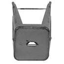 Elba Series Metal 30" Bar Height Stool with Distressed Powder Coated Finish and Integrated Floor Glides