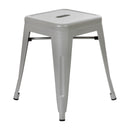 Set of 4 Sloane 18" High Backless Stacking Dining Stools with Durable Metal Frame