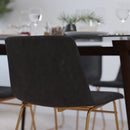 Carrollton 18 inch Faux Leather Bucket Seat Dining Chairs, Set of 2