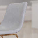 Carrollton 18 inch Faux Leather Bucket Seat Dining Chairs, Set of 2