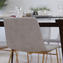 Carrollton 18 inch Faux Leather Bucket Seat Dining Chairs, Set of 2