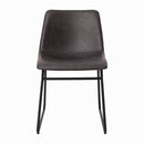Carrollton 18 inch Faux Leather Bucket Seat Dining Chairs, Set of 2
