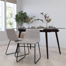 Carrollton 18 inch Faux Leather Bucket Seat Dining Chairs, Set of 2