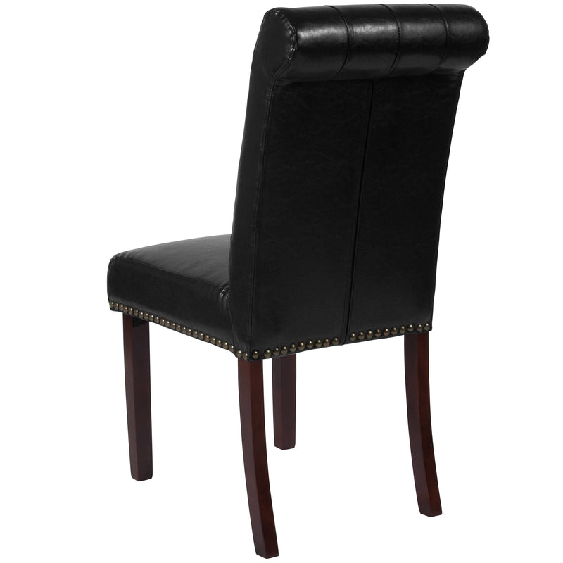 Falmouth Upholstered Parsons Chair with Nailhead Trim - Set of 4