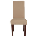 Ellison Mid-Century Panel Back Parsons Accent Dining Chair - Set of 4
