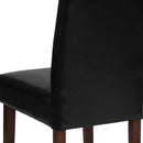 Ellison Mid-Century Panel Back Parsons Accent Dining Chair - Set of 4