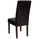 Ellison Mid-Century Panel Back Parsons Accent Dining Chair - Set of 4