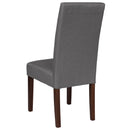 Ellison Mid-Century Panel Back Parsons Accent Dining Chair - Set of 4