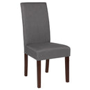 Ellison Mid-Century Panel Back Parsons Accent Dining Chair - Set of 4