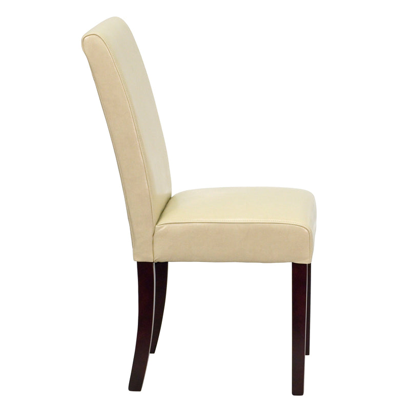 Vallia Series Panel Back Parson's Chair for Kitchen, Dining Room and More