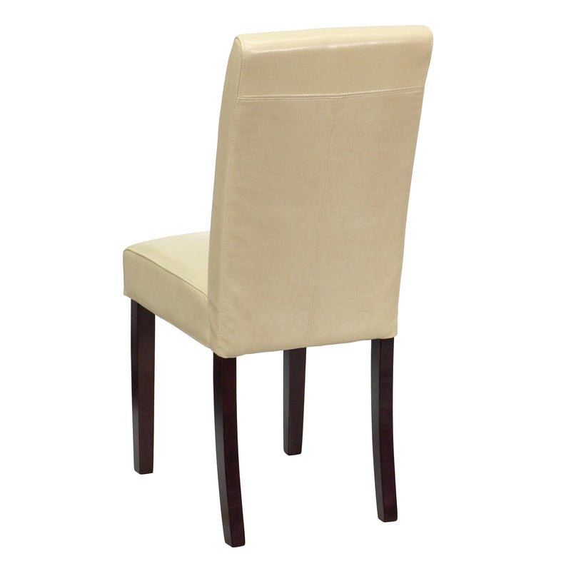 Vallia Series Panel Back Parson's Chair for Kitchen, Dining Room and More