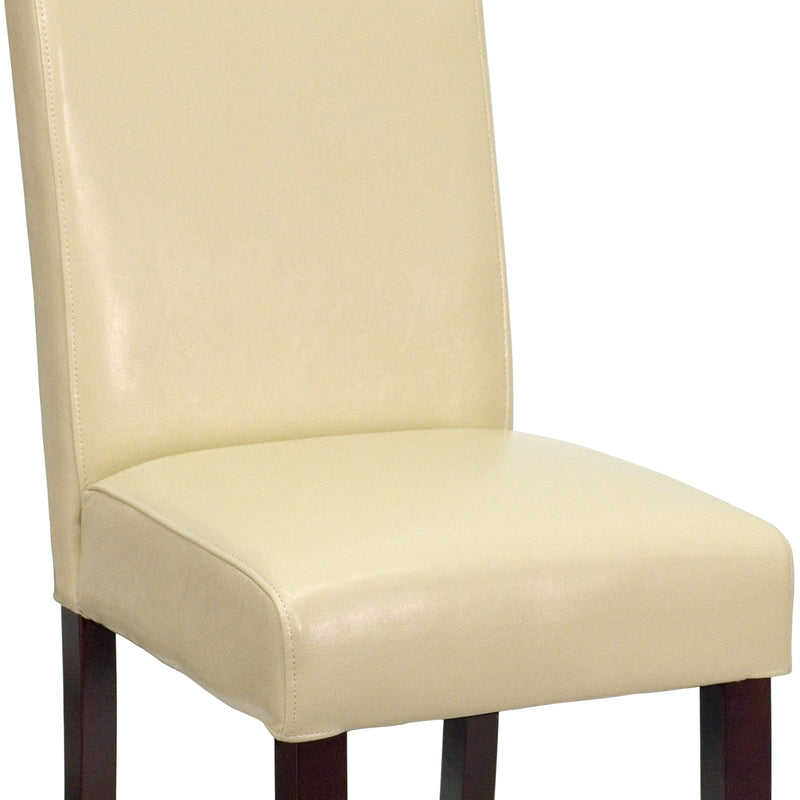 Vallia Series Panel Back Parson's Chair for Kitchen, Dining Room and More