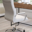 Milano Mid-Back Office Chair with Padded Black Arms