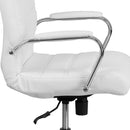 Milano Mid-Back Office Chair with Padded Black Arms