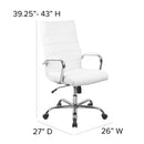 Milano  High Back Office Chair with Padded Arms