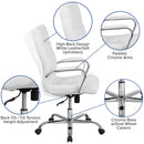 Milano  High Back Office Chair with Padded Arms
