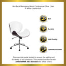 Roisin Mid-Back Ergonomic Executive Swivel Office Chair With Tilt-Lock and Tilt Tension Controls